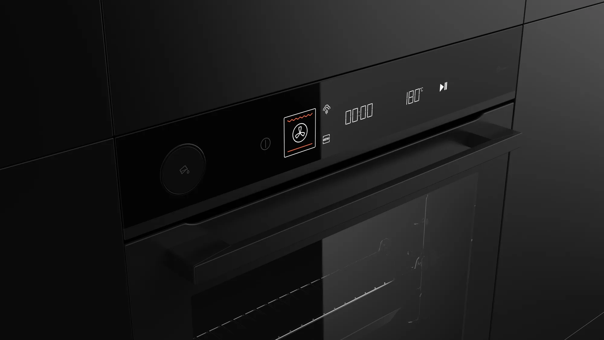 Grundig Midnight Black Oven